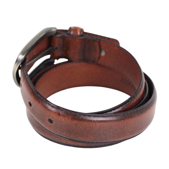 DOCKERS BROWN GENUINE LEATHER 1 1/8"Wd CASUAL DRESS MEN'S BELT Sz 38/95 (T98 - Picture 3 of 11